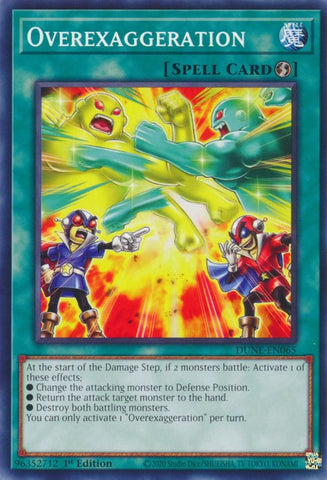 Overexaggeration [DUNE-EN065] Common - Yugioh Cards For Your TCG Needs!