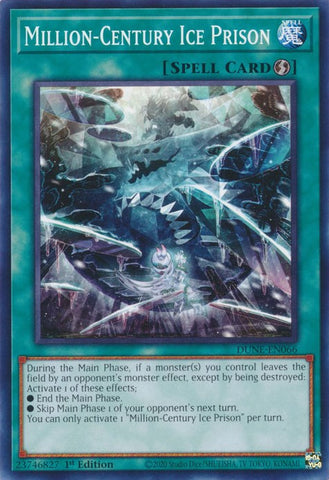 Million-Century Ice Prison [DUNE-EN066] Common - Yugioh Cards For Your TCG Needs!