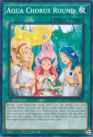 Aqua Chorus Round [DUNE-EN067] Common - Yugioh Cards For Your TCG Needs!