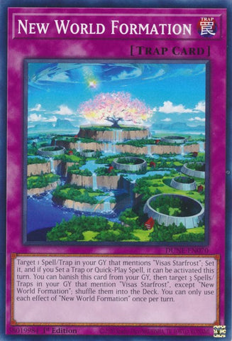 New World Formation [DUNE-EN070] Common - Yugioh Cards For Your TCG Needs!