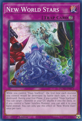 New World Stars [DUNE-EN071] Common - Yugioh Cards For Your TCG Needs!