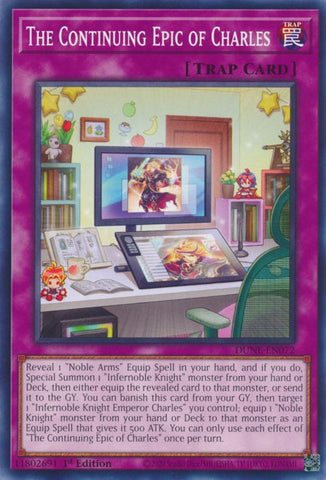 The Continuing Epic of Charles [DUNE-EN072] Common - Yugioh Cards For Your TCG Needs!