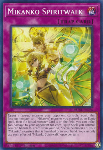 Mikanko Spiritwalk [DUNE-EN076] Common - Yugioh Cards For Your TCG Needs!