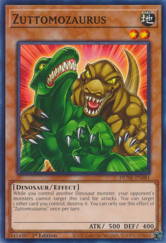 Zuttomozaurus [DUNE-EN081] Common - Yugioh Cards For Your TCG Needs!