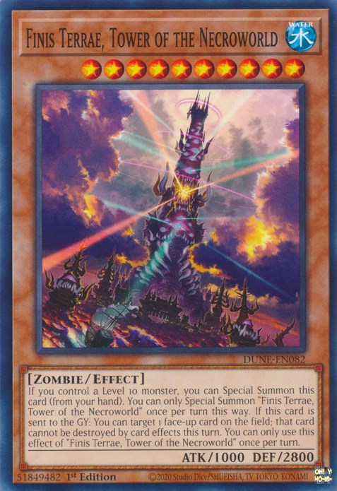 Finis Terrae, Tower of the Necroworld [DUNE-EN082] Common - Yugioh Cards For Your TCG Needs!