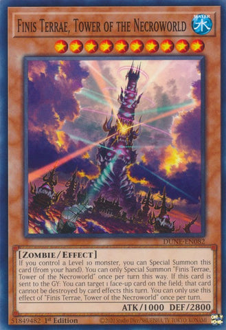 Finis Terrae, Tower of the Necroworld [DUNE-EN082] Common - Yugioh Cards For Your TCG Needs!