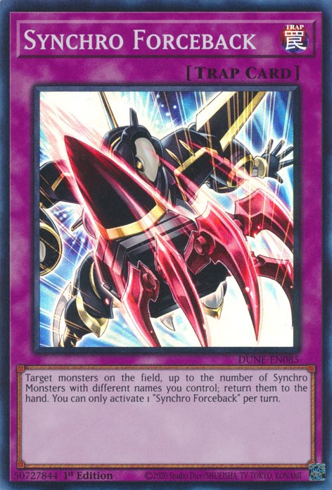 Synchro Forceback [DUNE-EN085] Super Rare - Yugioh Cards For Your TCG Needs!