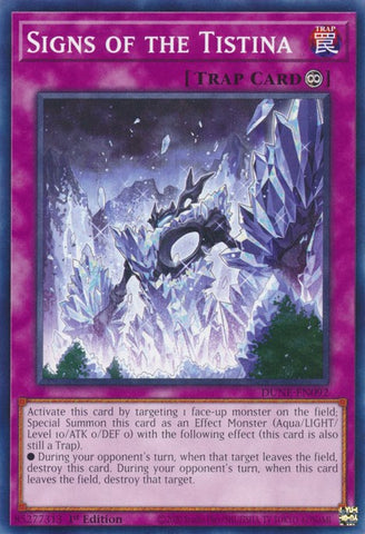 Signs of the Tistina [DUNE-EN092] Common - Yugioh Cards For Your TCG Needs