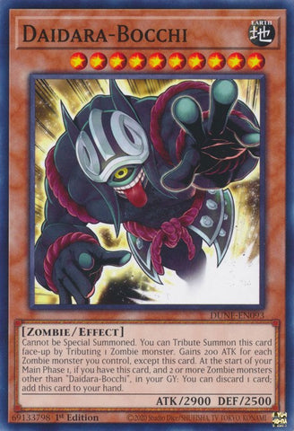 Daidara-Bocchi [DUNE-EN093] Common - Yugioh Cards For Your TCG Needs!