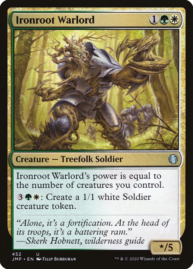 Ironroot Warlord [Jumpstart] Magic: The Gathering