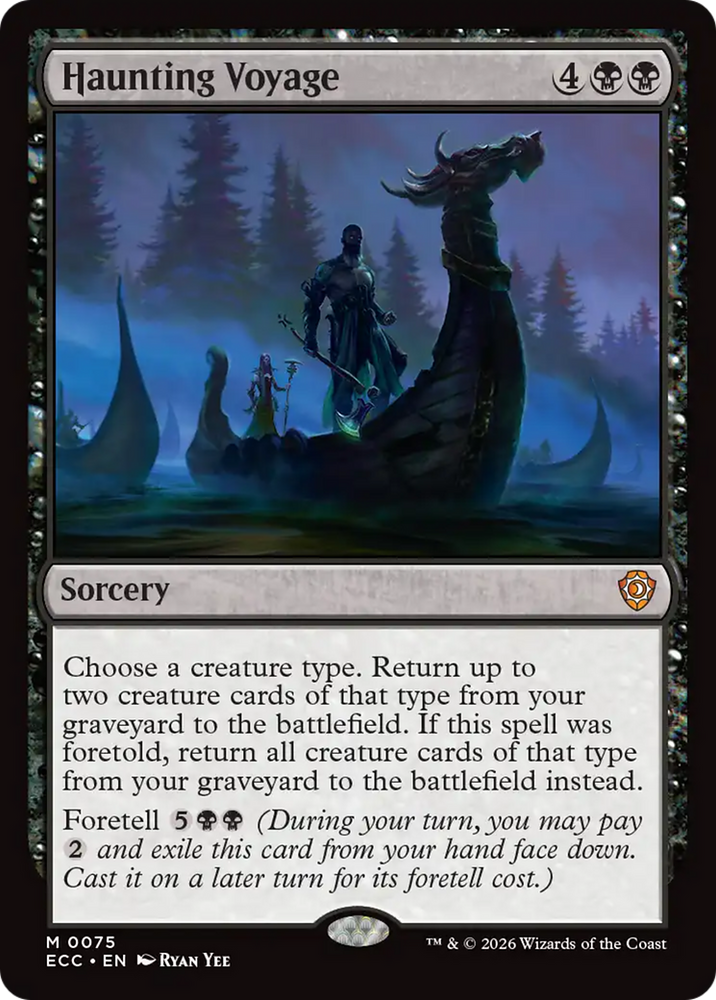 Haunting Voyage [Lorwyn Eclipsed Commander] Magic: The Gathering
