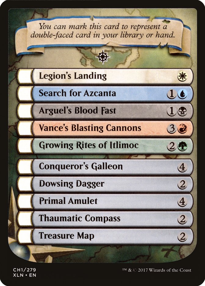 Ixalan Checklist [Ixalan Tokens] Magic: The Gathering