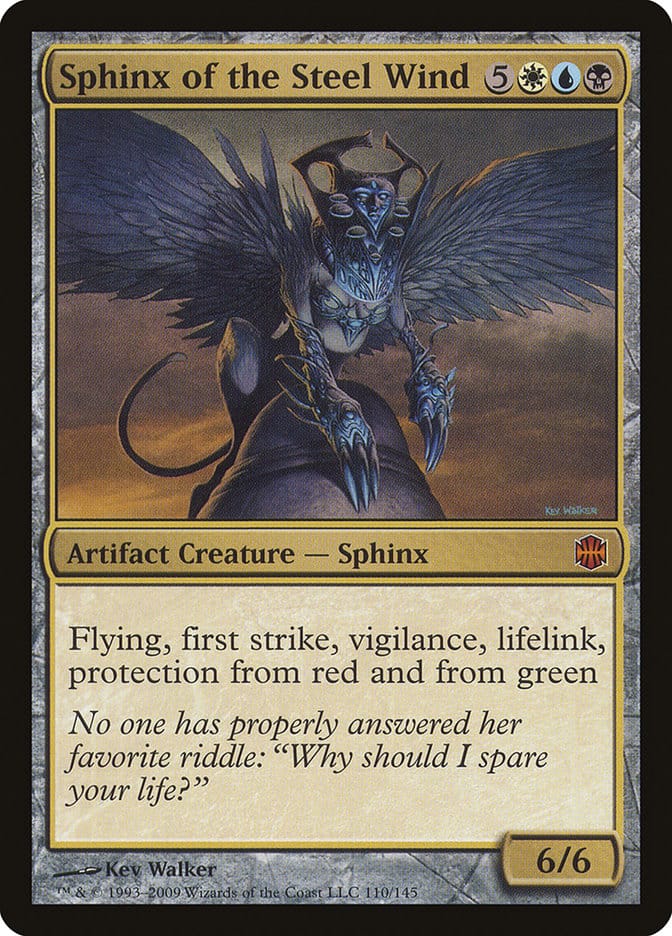 Sphinx of the Steel Wind [Alara Reborn] Magic: The Gathering