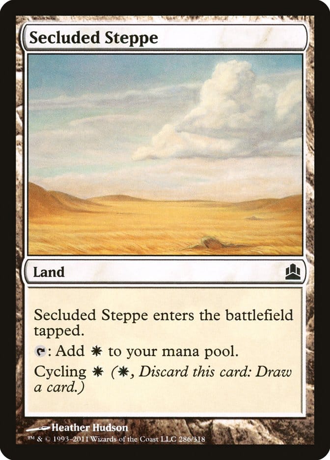 Secluded Steppe [Commander 2011] Magic: The Gathering