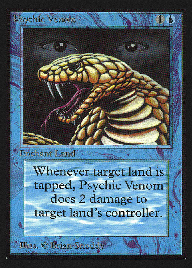 Psychic Venom [International Collectors' Edition] Magic: The Gathering