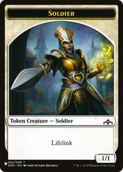 Angel (SLD) // Soldier (GRN) Double-Sided Token [Secret Lair: Angels Tokens] Magic: The Gathering
