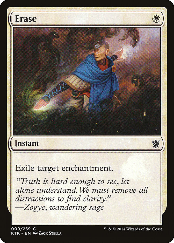 Erase [Khans of Tarkir] Magic: The Gathering