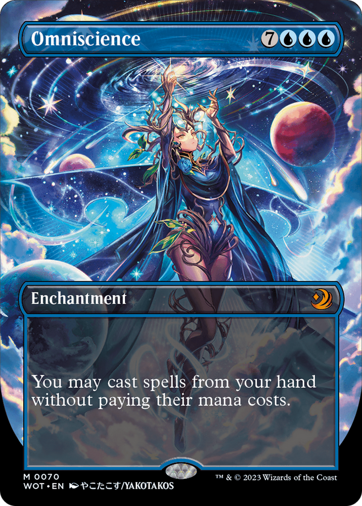 Omniscience (Anime Borderless) [Wilds of Eldraine: Enchanting Tales] Magic: The Gathering
