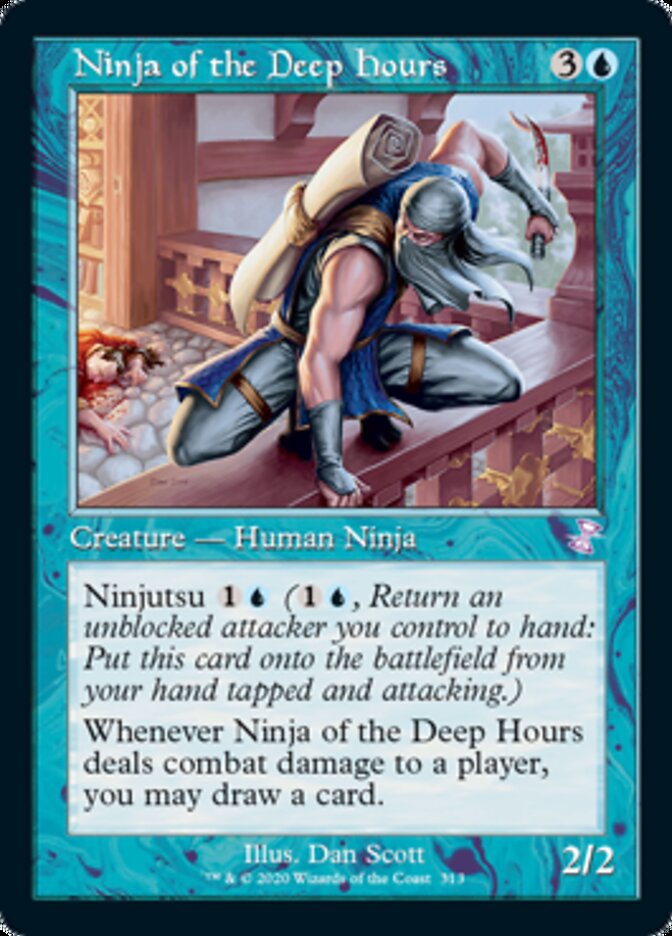 Ninja of the Deep Hours (Timeshifted) [Time Spiral Remastered] Magic: The Gathering
