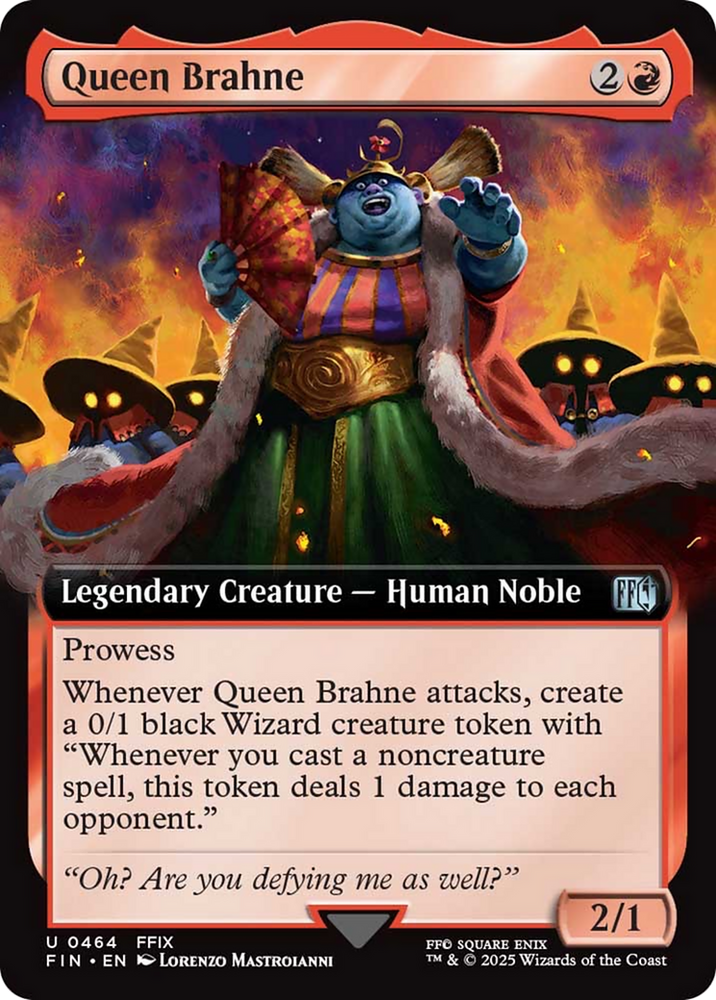 Queen Brahne (Extended Art) [FINAL FANTASY] Magic: The Gathering