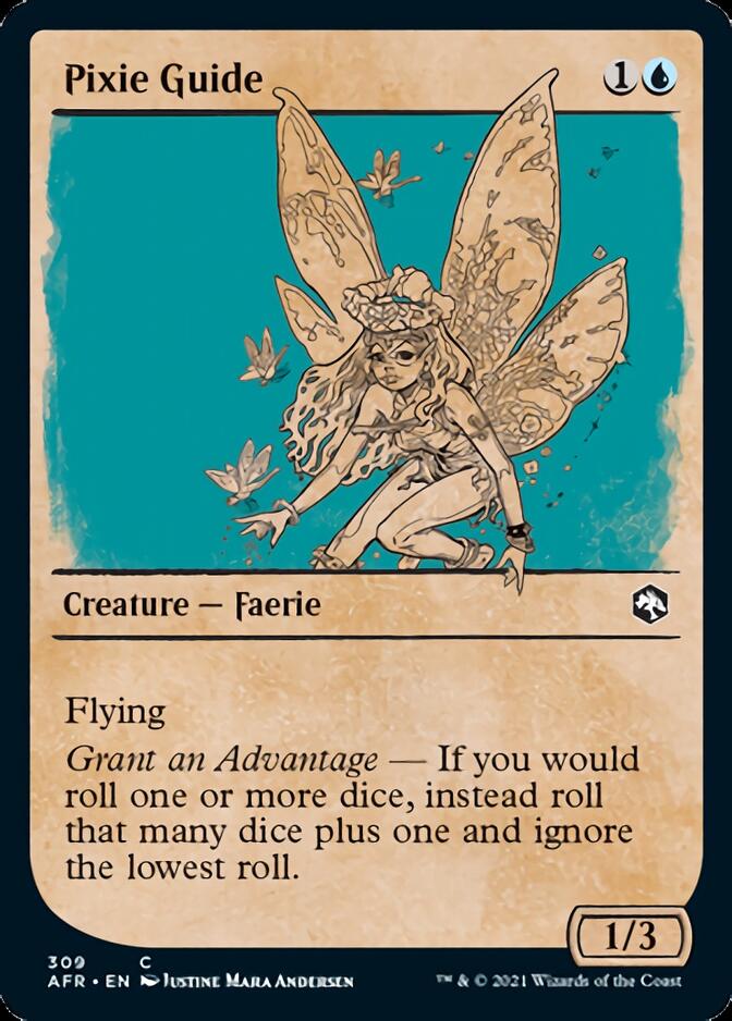 Pixie Guide (Showcase) [Dungeons & Dragons: Adventures in the Forgotten Realms] Magic: The Gathering