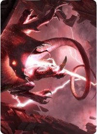 Thundering Rebuke Art Card [Zendikar Rising Art Series] Magic: The Gathering