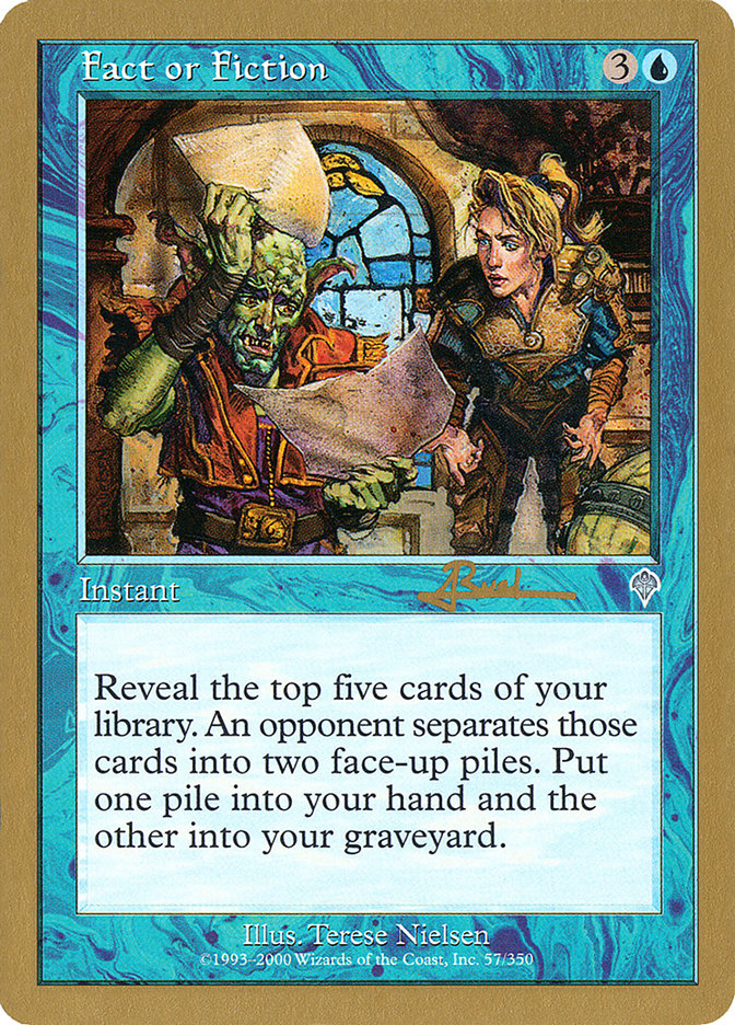 Fact or Fiction (Antoine Ruel) [World Championship Decks 2001] Magic: The Gathering