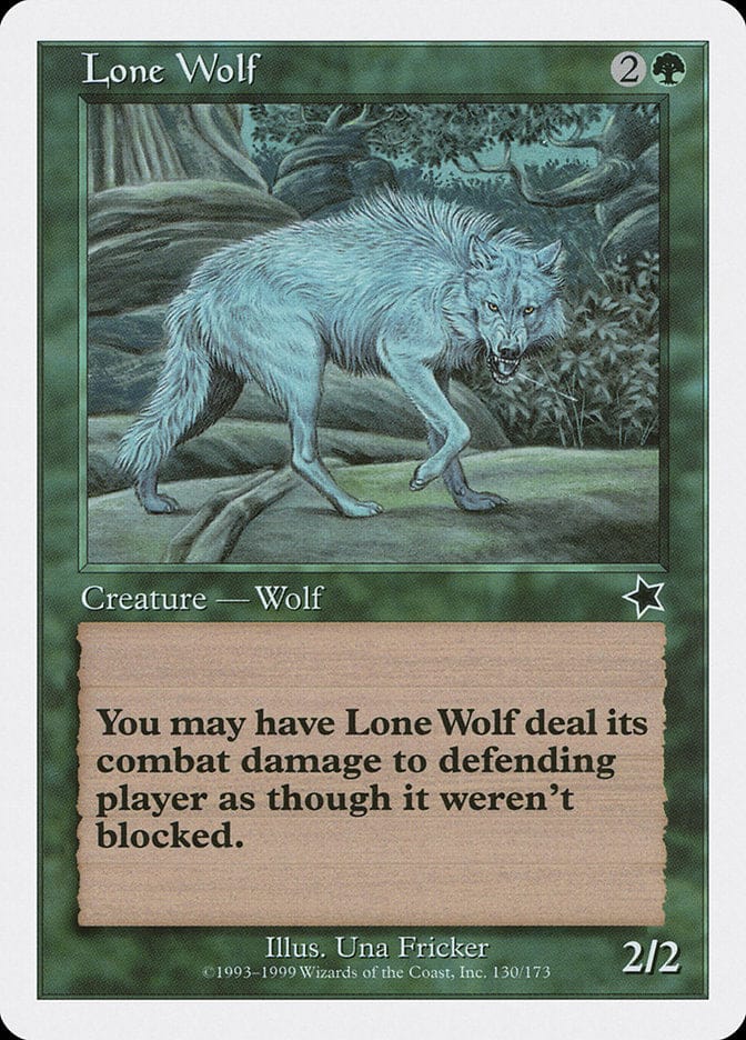 Lone Wolf [Starter 1999] Magic: The Gathering