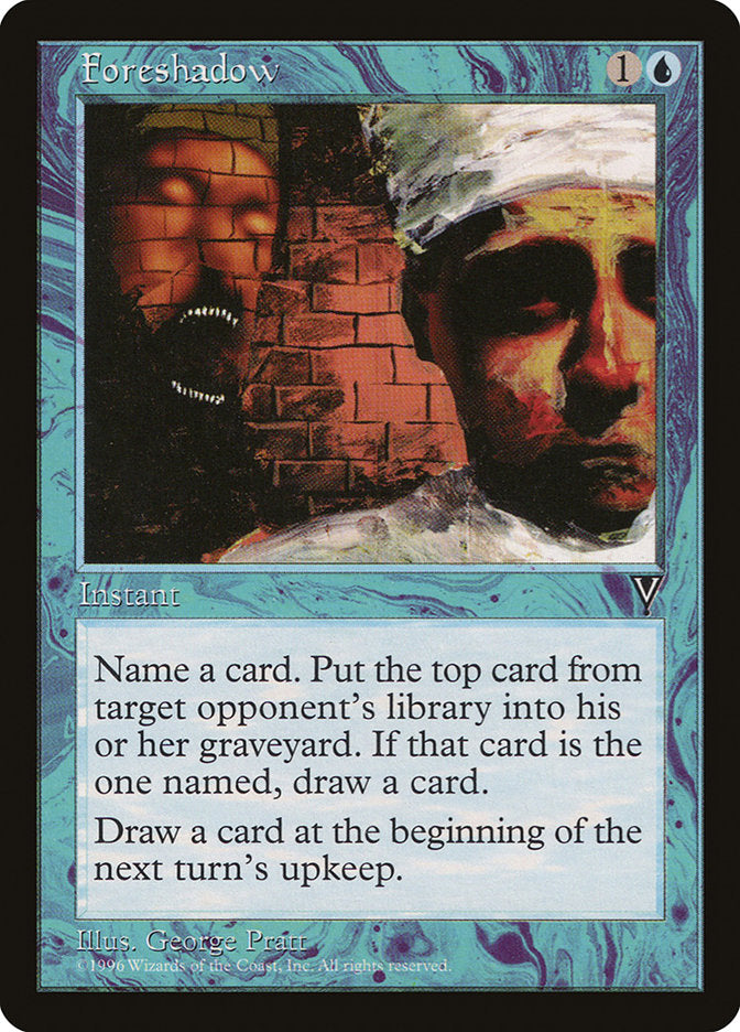 Foreshadow [Visions] Magic: The Gathering