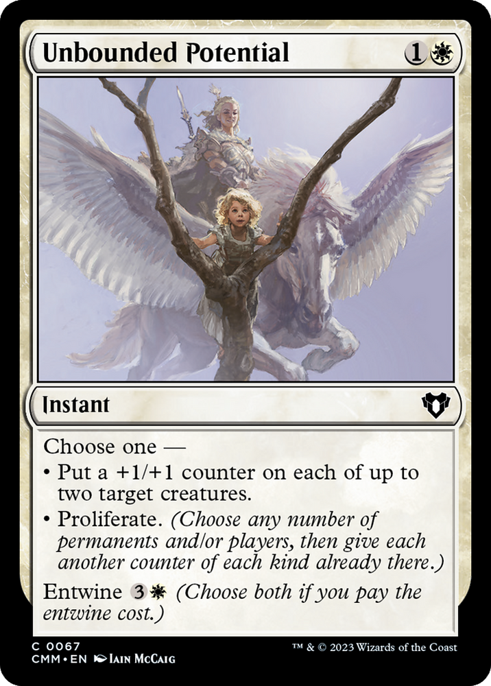 Unbounded Potential [Commander Masters] Magic: The Gathering