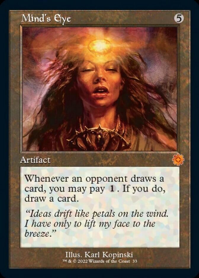 Mind's Eye (Retro) [The Brothers' War Retro Artifacts] Magic: The Gathering