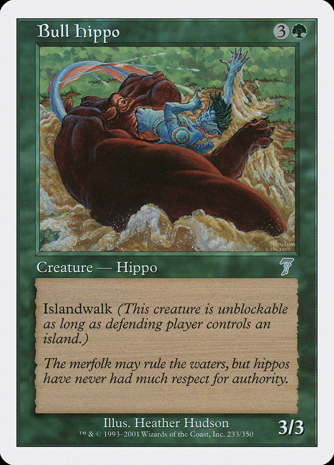 Bull Hippo [Seventh Edition] Magic: The Gathering