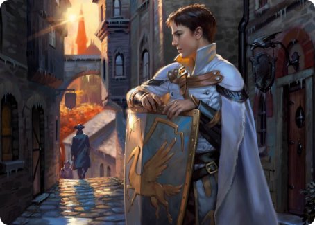 Dennick, Pious Apprentice Art Card [Innistrad: Midnight Hunt Art Series] Magic: The Gathering