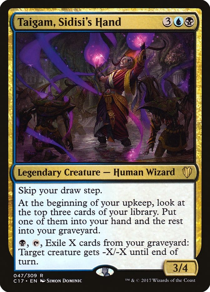 Taigam, Sidisi's Hand [Commander 2017] Magic: The Gathering