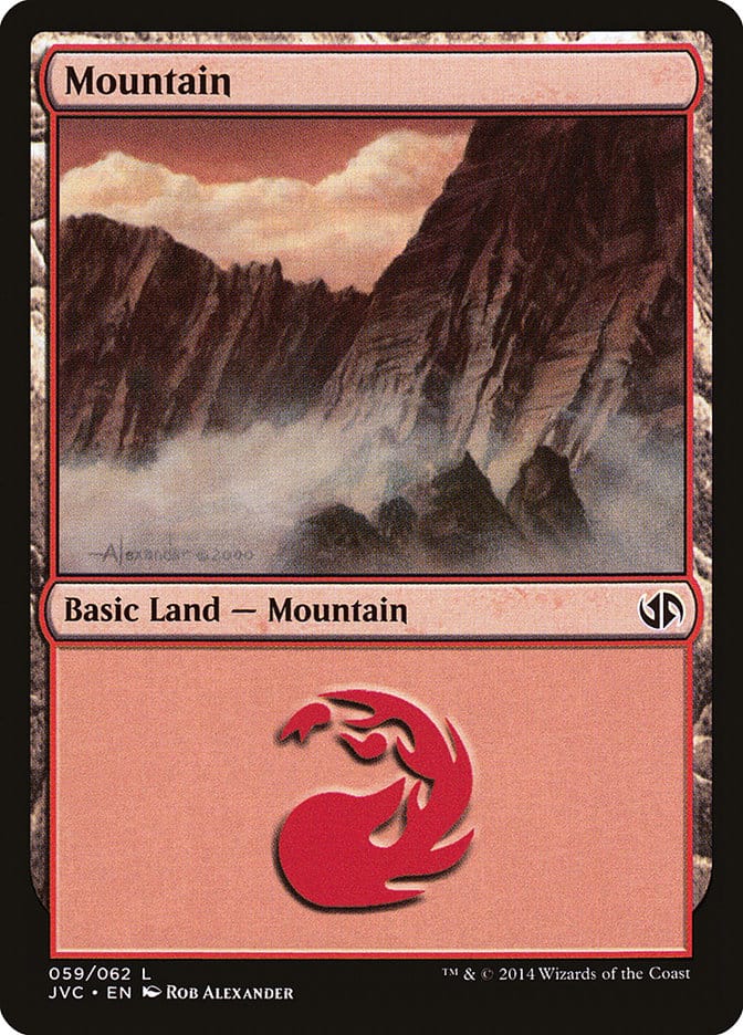 Mountain (59) [Duel Decks Anthology] Magic: The Gathering