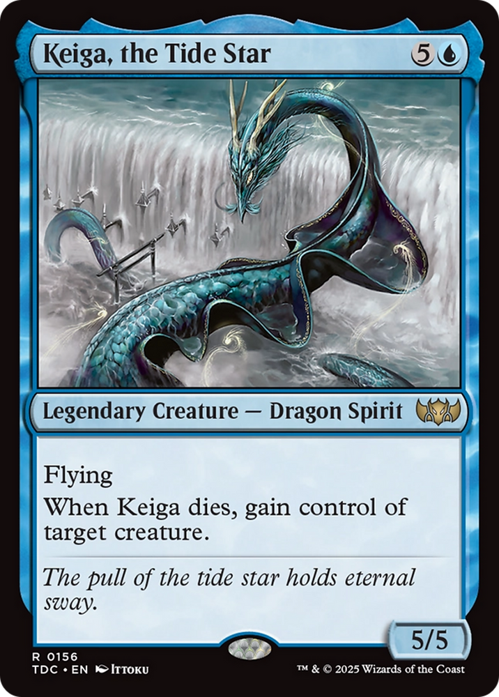 Keiga, the Tide Star [Tarkir: Dragonstorm Commander] Magic: The Gathering