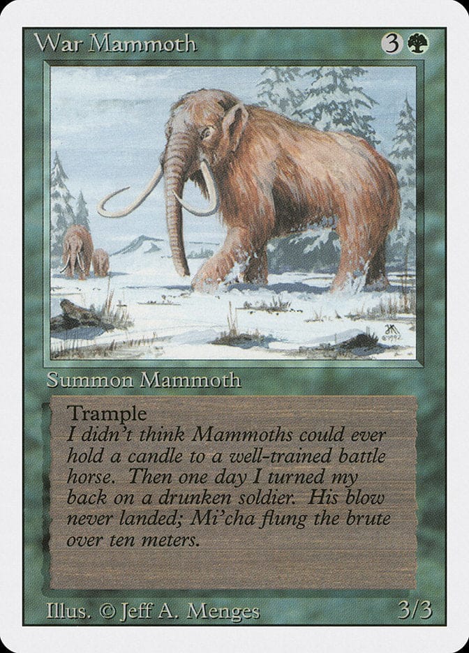 War Mammoth [Revised Edition] Magic: The Gathering