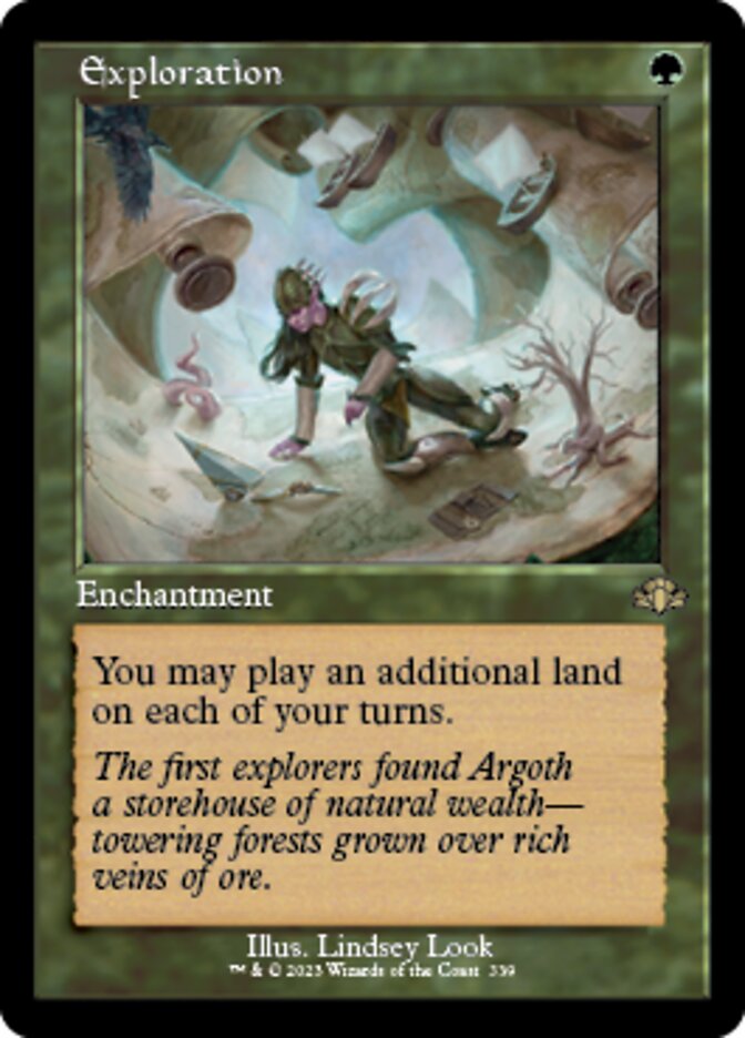 Exploration (Retro) [Dominaria Remastered] Magic: The Gathering
