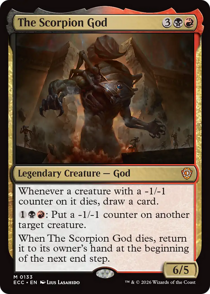 The Scorpion God [Lorwyn Eclipsed Commander] Magic: The Gathering