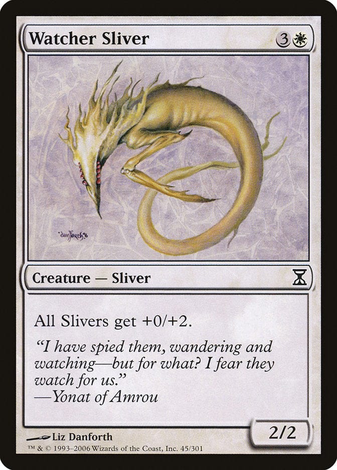 Watcher Sliver [Time Spiral] Magic: The Gathering