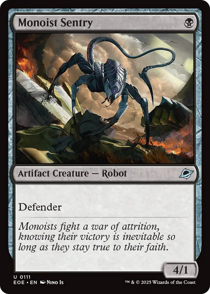 Monoist Sentry [Edge of Eternities] Magic: The Gathering
