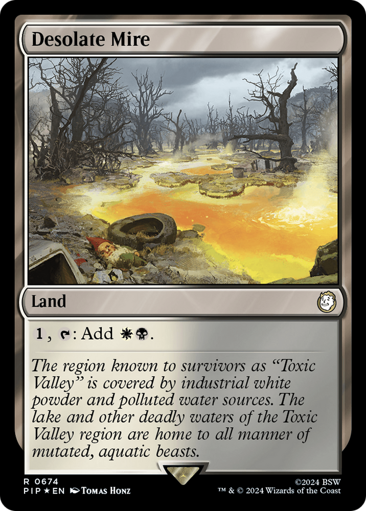 Desolate Mire (Surge Foil) [Fallout] Magic: The Gathering
