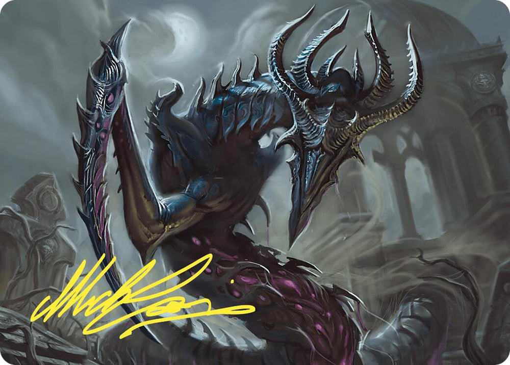 Crypt Sliver Art Card (Gold-Stamped Signature) [Commander Masters Art Series] Magic: The Gathering