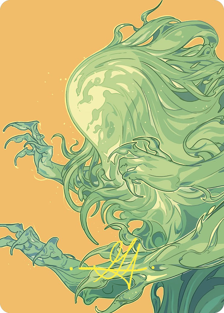 Omnath, Locus of Mana Art Card (Gold-Stamped Signature) [Commander Masters Art Series] Magic: The Gathering