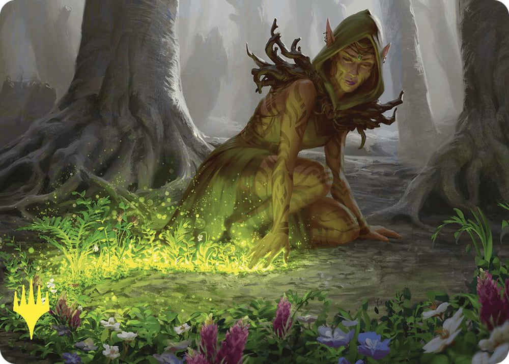 Skyshroud Claim Art Card (Gold-Stamped) [Commander Masters Art Series] Magic: The Gathering