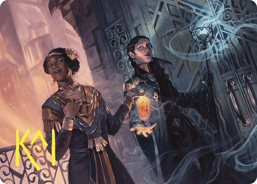 Bribery Art Card (Gold-Stamped Signature) [Commander Masters Art Series] Magic: The Gathering