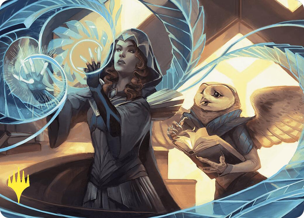 Personal Tutor Art Card (Gold-Stamped) [Commander Masters Art Series] Magic: The Gathering
