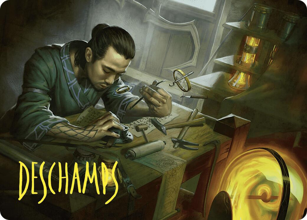 Renowned Weaponsmith Art Card (Gold-Stamped Signature) [Commander Masters Art Series] Magic: The Gathering