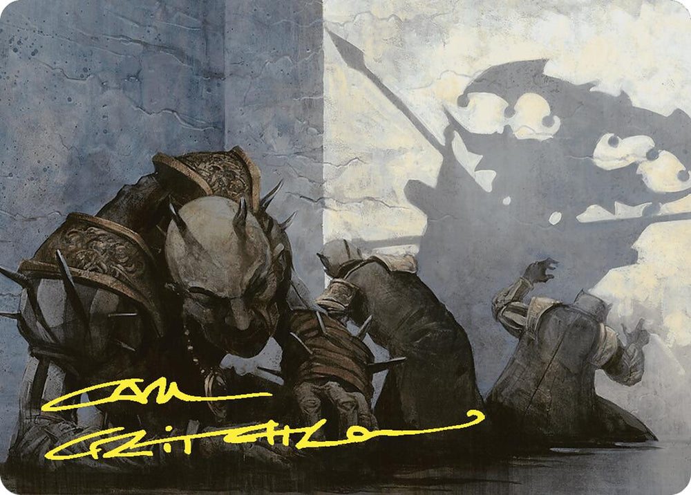 Decree of Pain Art Card (Gold-Stamped Signature) [Commander Masters Art Series] Magic: The Gathering