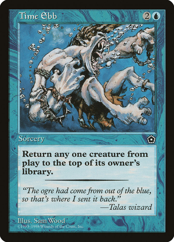 Time Ebb [Portal Second Age] Magic: The Gathering